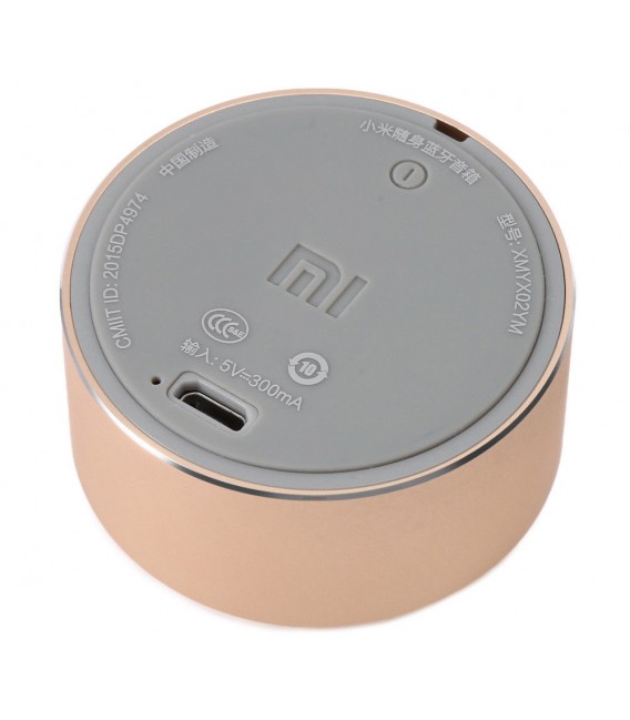 Xiaomi Mi Mini Enceinte Bluetooth sans fil en Aluminium - Doré