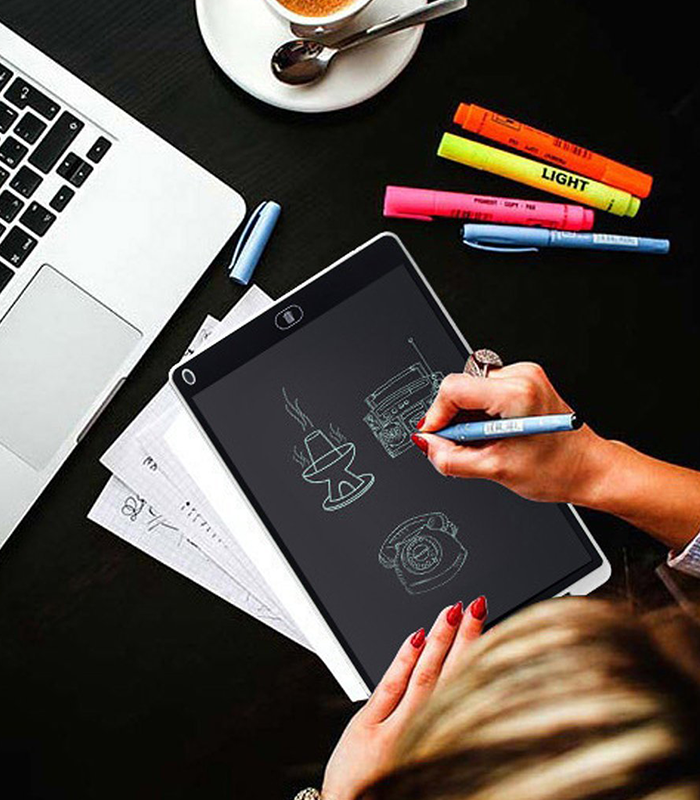 Tablette d'écriture LCD Electronic 12 Pouces