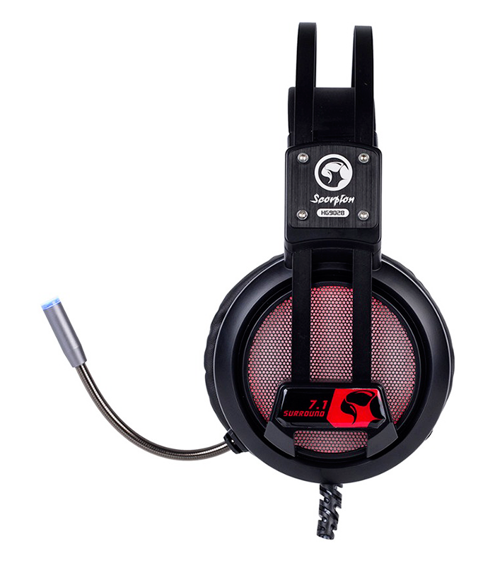 Micro-Casque MARVO HG9028 7.1 USB Surround Stéréo avec Microphone