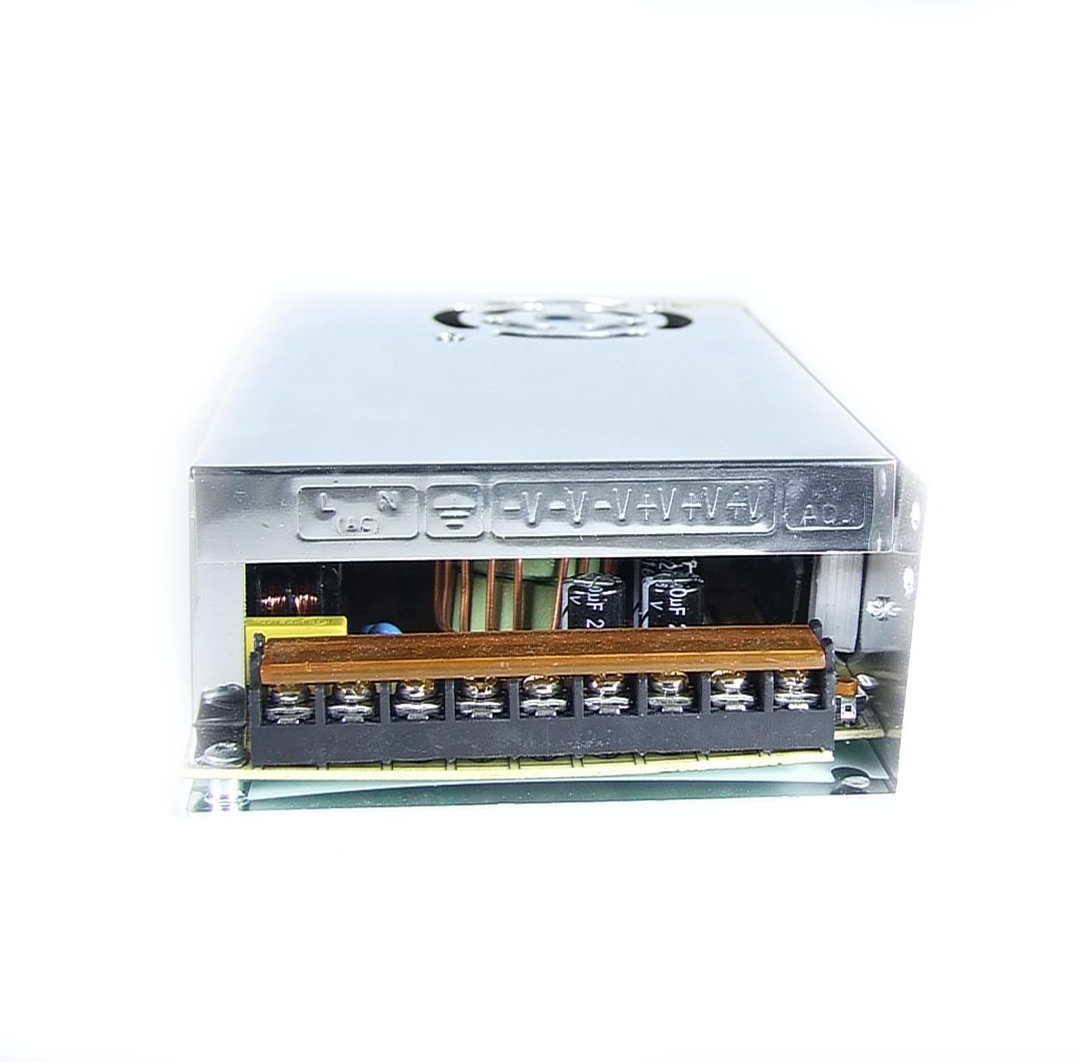 Boite d'alimentation Metal 12V - 20A - avec Ventilateur