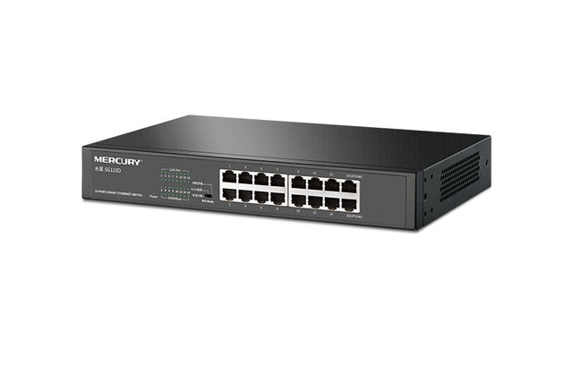 Switch Gigabit 10/100/100 - Rackable - 16 Ports