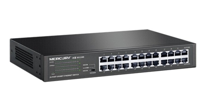 Switch Gigabit 10/100/100 - Rackable - 24 Ports