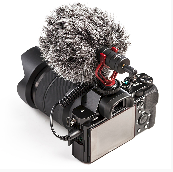 Microphone  Compact BOYA M11 sur Appareil Photo ou Smartphone