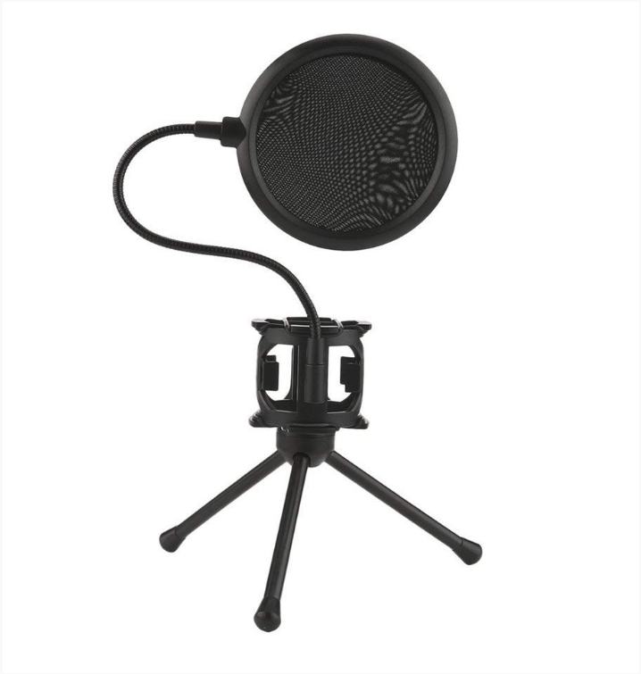 Support Trépied de Microphone Universel avec un Filtre Antichoc, Anti-pulvérisation