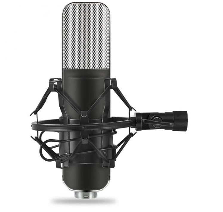Microphone Professional à Condensateur Q8  avec Support pour diffusion, Studio, et Enregistrement de Son