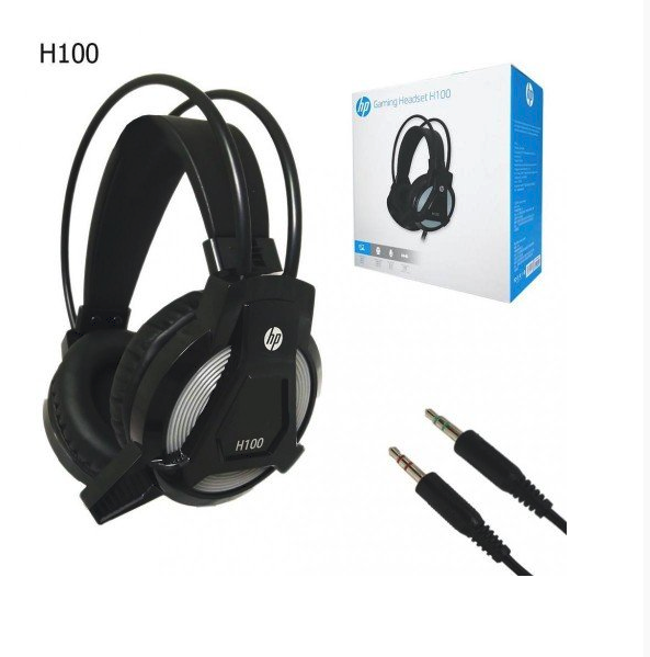 Casque HP Gamer H100 avec Microphone Noir