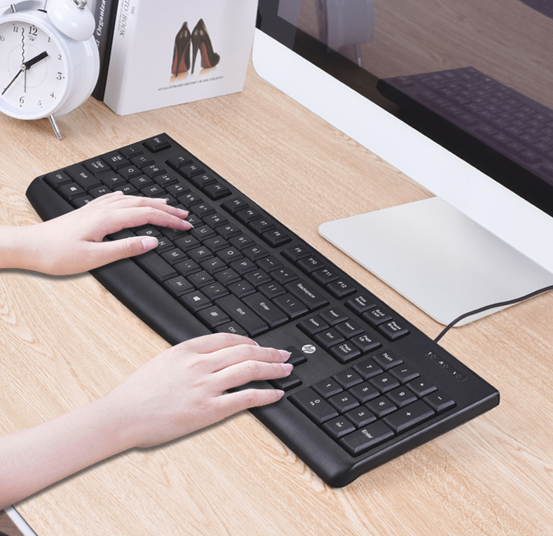 Clavier HP Silencieux avec Câble USB