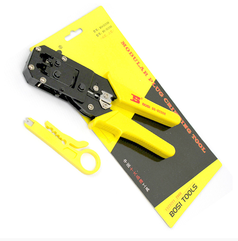 Testeur de Câble et Réseau Pince BS pour RJ45, RJ11 (4 P, 6 P, 8 P)