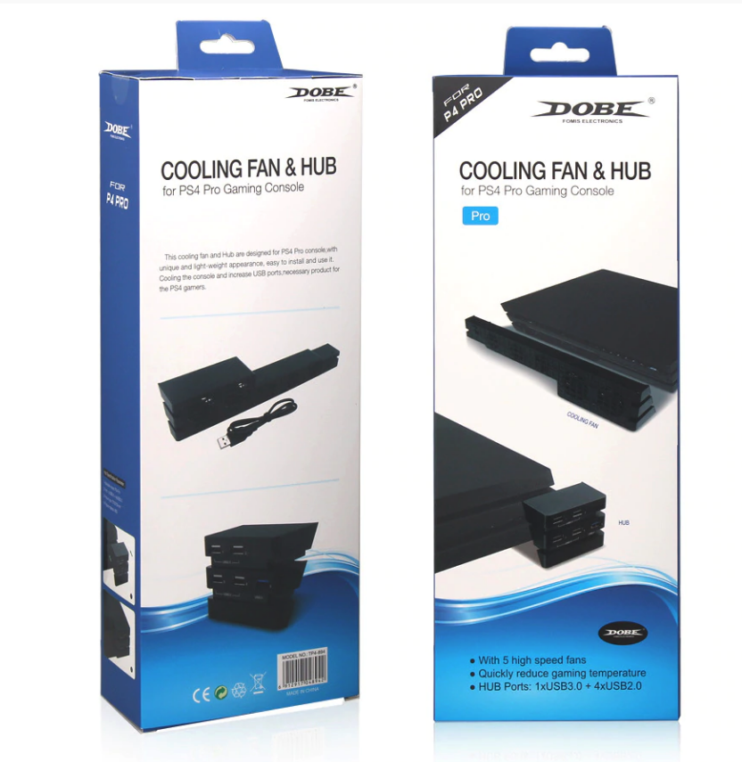 Ensemble PS4 Pro avec 5 Ventilateur de Refroidissement et 5 HUB USB