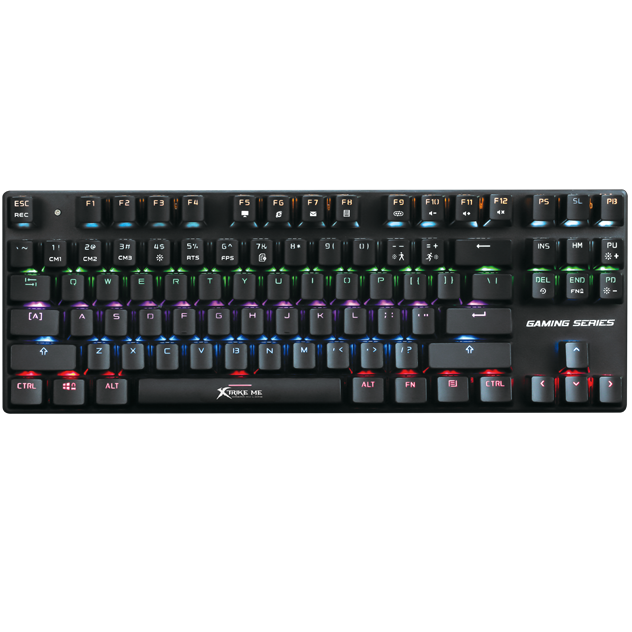 Clavier Gamer XTRIKE GK-908 BK Rétro-éclairage RGB