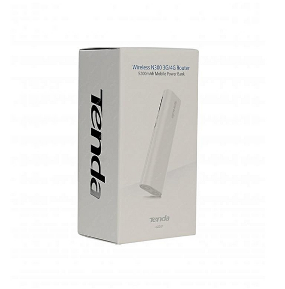 Routeur 4G Tenda 4G301 N300 Avec Power bank 5200 mAh