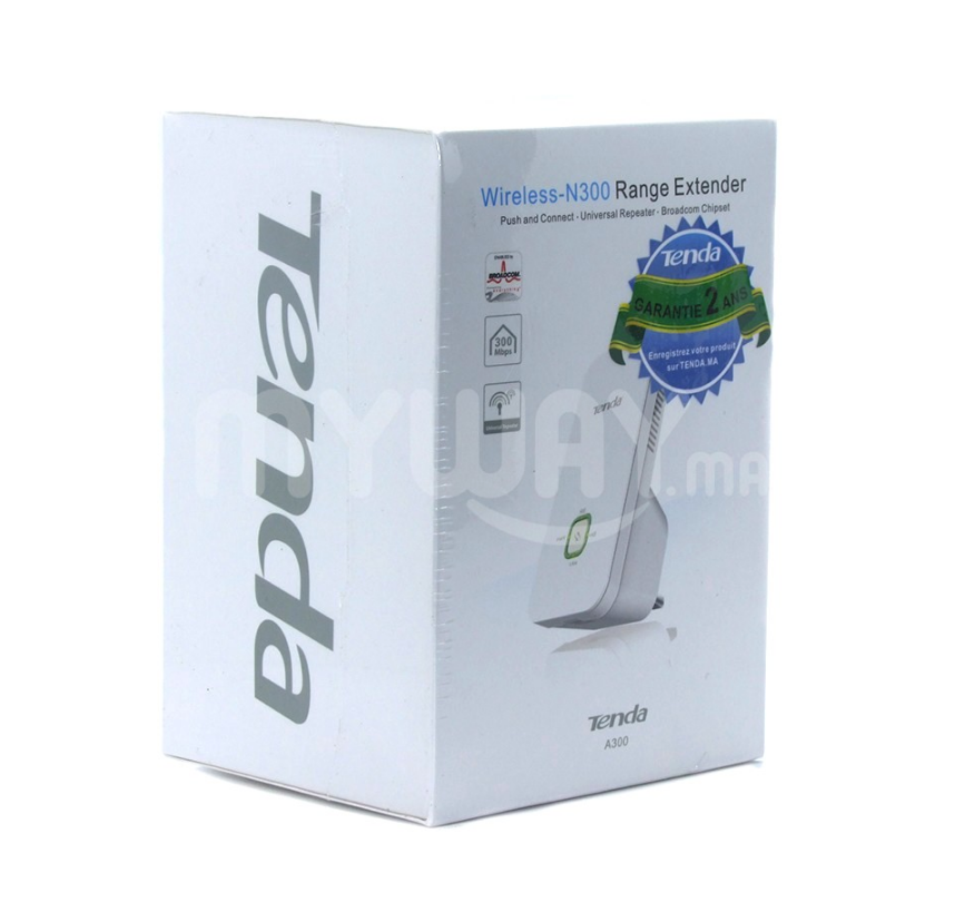 Prolongateur Répéteur Tenda A300 Wi-Fi 300Mbps