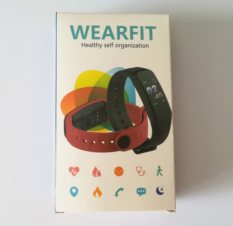 Bracelet Connecté Intelligent C1 Plus Résistant à l'eau Fitness Tracker avec Moniteur de Sommeil et Fréquence Cardiaque