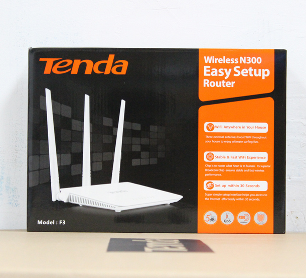 Points d'accès Tenda F3 300 MBps - 3 antennes
