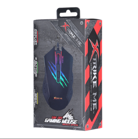 Souris Gamer XTRIKE GM-203, de 3200 DPI avec 6 Boutons