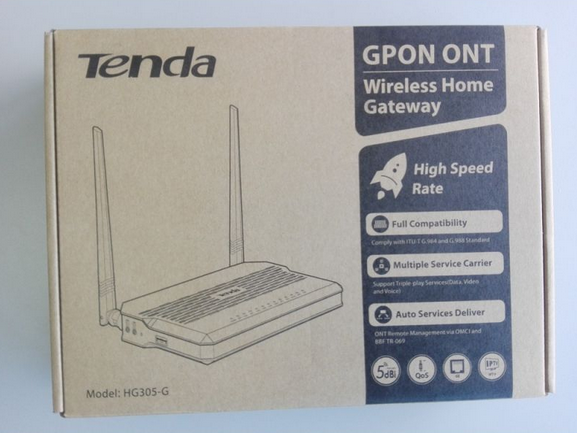Routeur Fibre Optique Tenda HG305-G GPON 300 Mbit/s VoIP sans fil