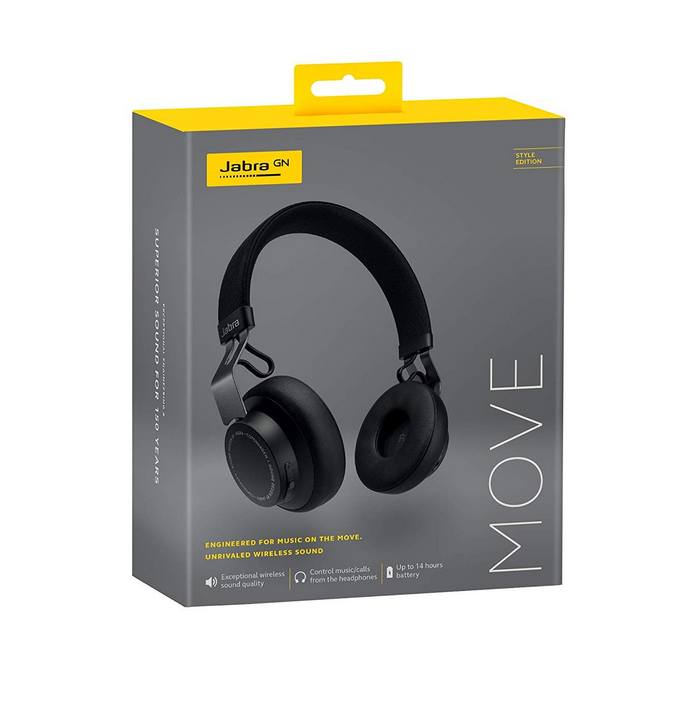 JABRA - Casque Stéréo Bluetooth avec Lecteur pour carte mémoire