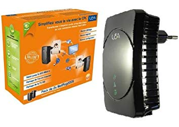 LEA NETPLUG200S Kit 2 Adapatateurs CPL 200mbps