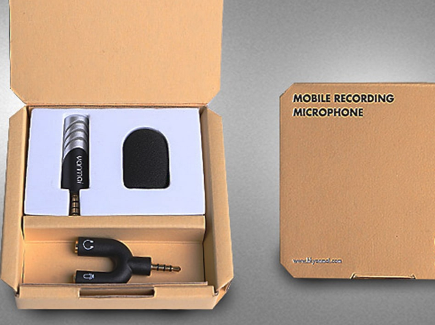 Mini Microphone D'enregistrement R1 à Condensateur pour Smartphone Avec Port pour Écouteurs