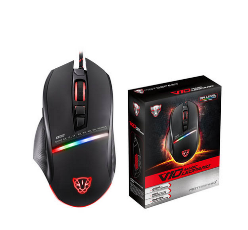 Souris Gamer USB Filaire Motospeed V10 Rétro-éclairage avec 7 Boutons Programmable