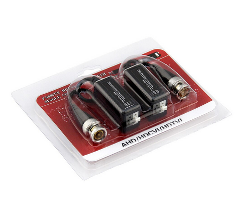 Kit de 2 emetteurs Video balun - AHD/CVI/TVI 600M