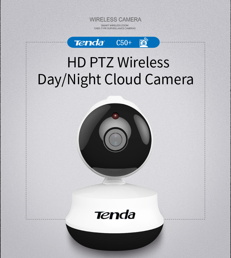 Caméra IP Tenda C50 + HD PTZ sans Fil jour et nuit Cloud Caméra