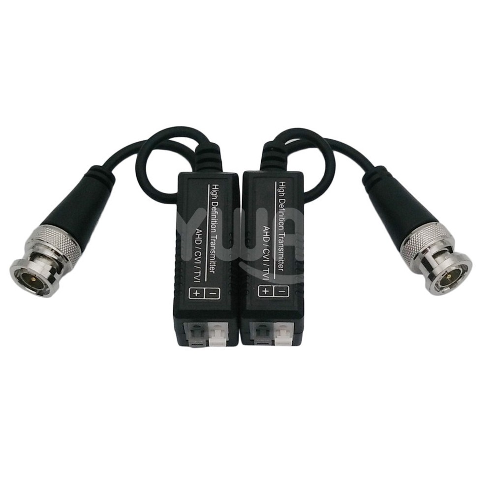 Kit de 2 emetteurs Video balun - AHD/CVI/TVI 600M