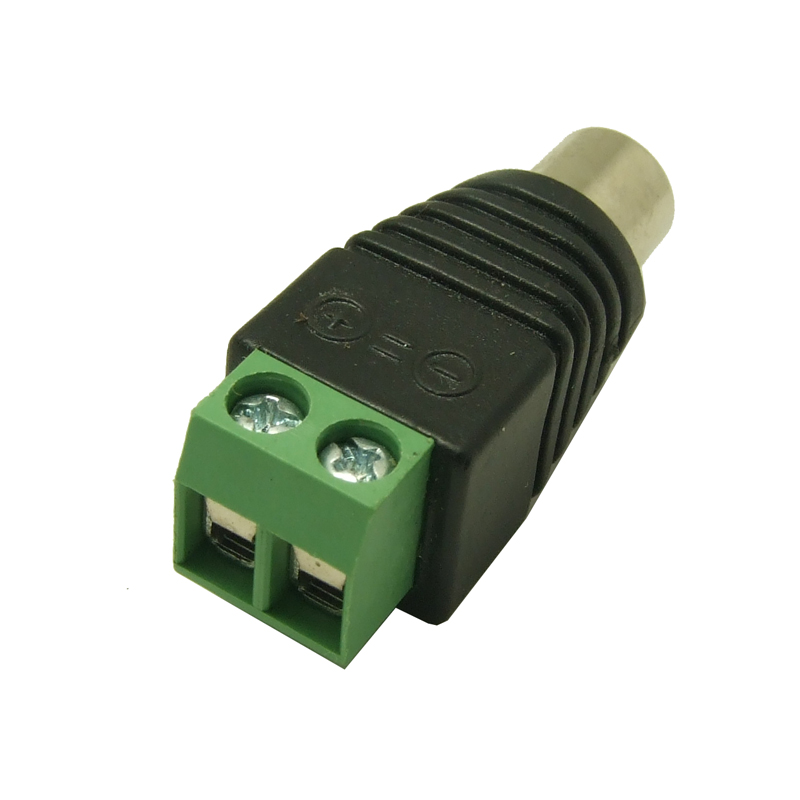 Fiche RCA Femele Avec Bornes à Vis Pour CCTV