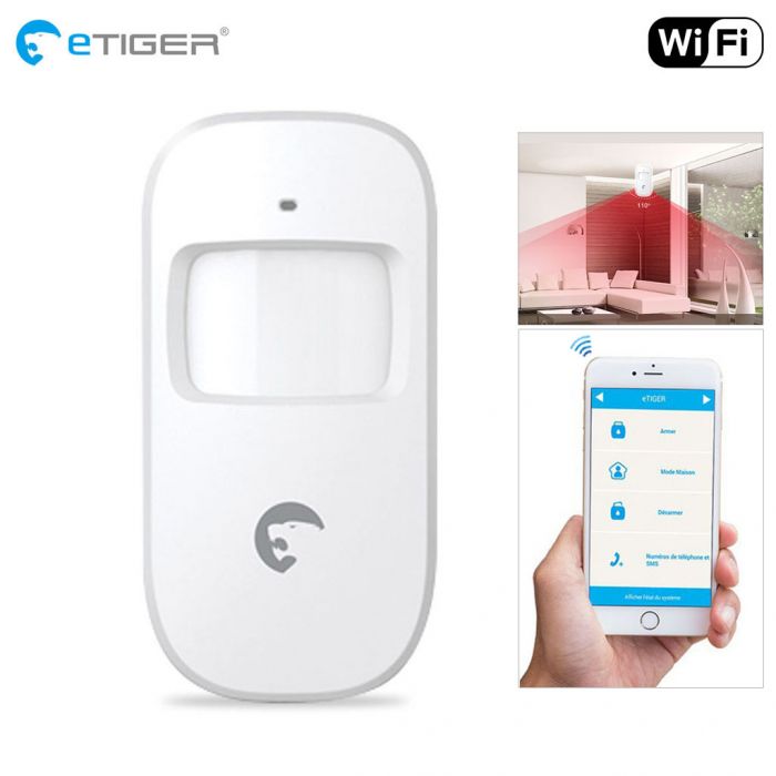 eTiger ES-D1A Détecteur de mouvement sans fil