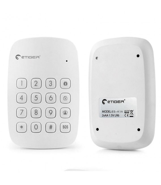 eTiger ES-K1A Clavier sans-fil et lecteur de badges pour alarme