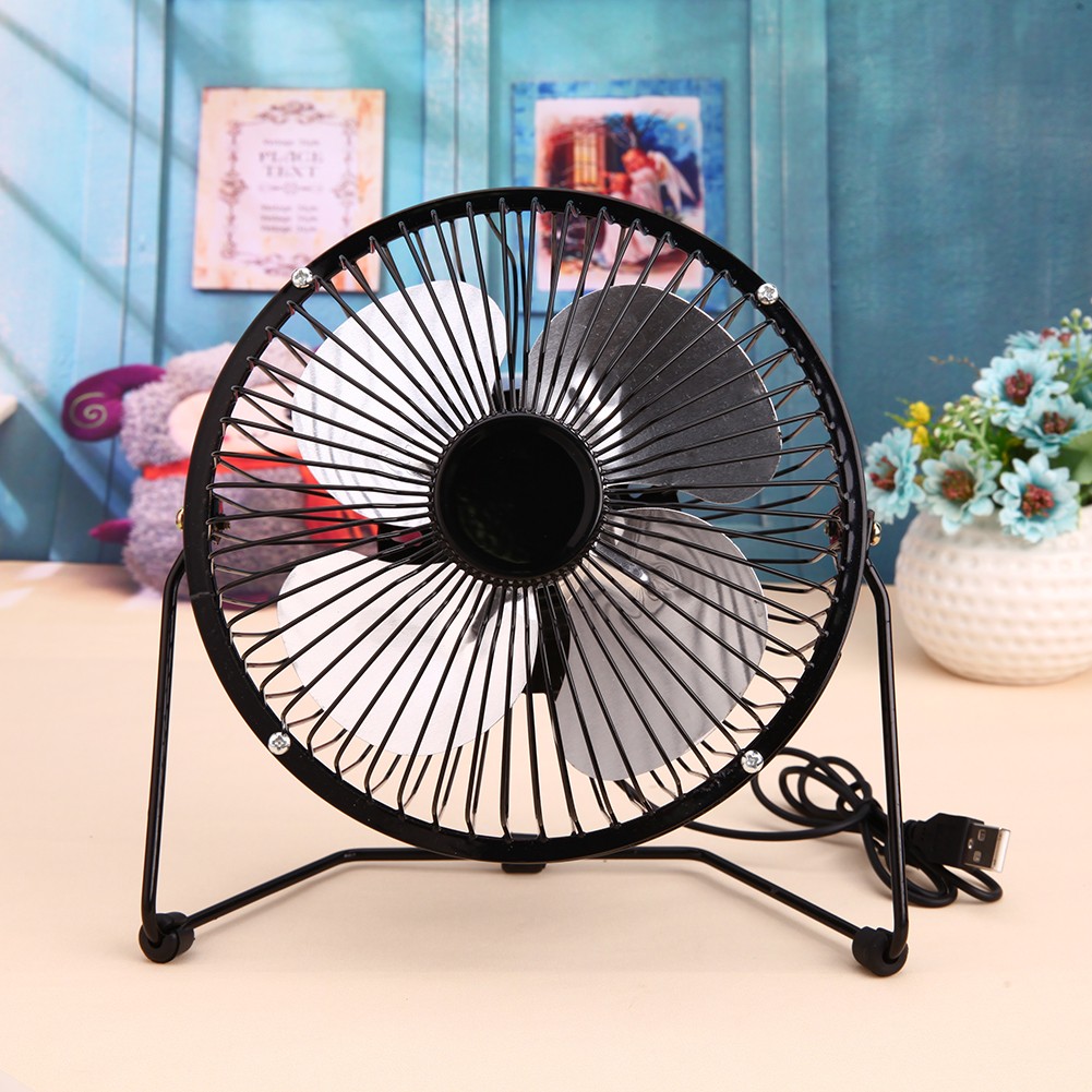 Ventilateur Mini USB Métal 8 Pouces - Ventilateur de bureau