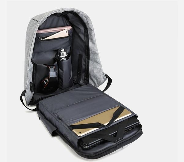 Sac à dos antivol avec port USB intégré