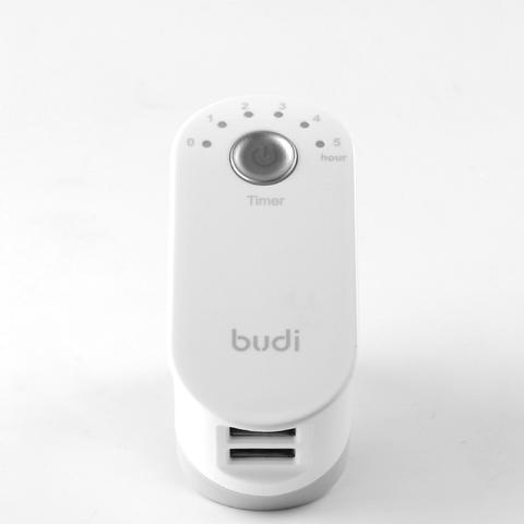 Chargeur Budi 2 Ports USB avec minuterie de temps