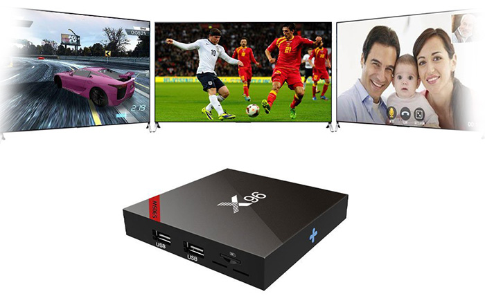 TV Box X96-W 2GB/16GO Amlogic S905W Quad Core
