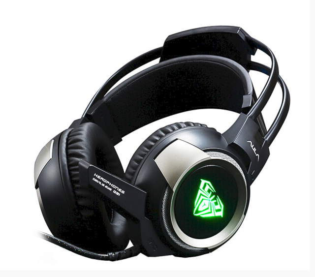 Micro-casque G91 Gamer Auto-ajustable avec Bleu LED,  pour un Son 4D