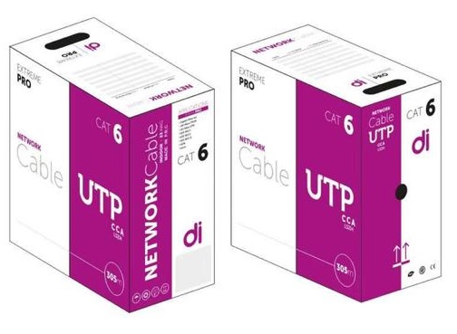 Bobine CAT6 Cable Reseaux 305m DI - Bleu