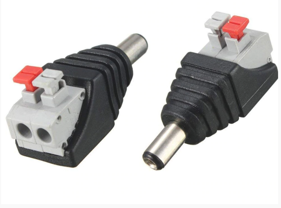 Connecteur DC  ronde mâle - (liq)