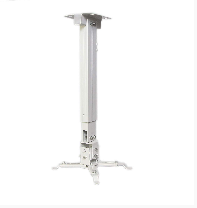 Support Métal pour Projecteur, Soutient 15kg, Ajustable et Rotatif 360 degrés