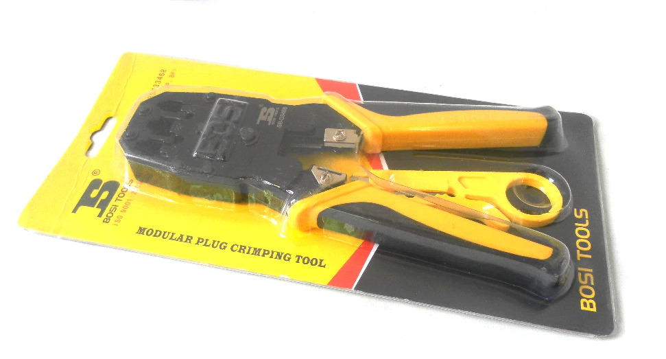 Pince pour RJ45, RJ11 (4 P, 6 P, 8 P) - (liq)