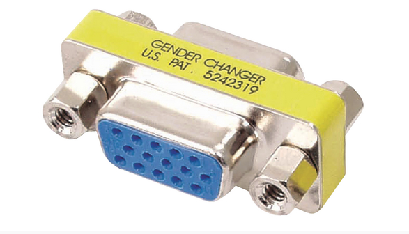 Mini Adaptateur VGA Femelle vers VGA Femelle - (liq)