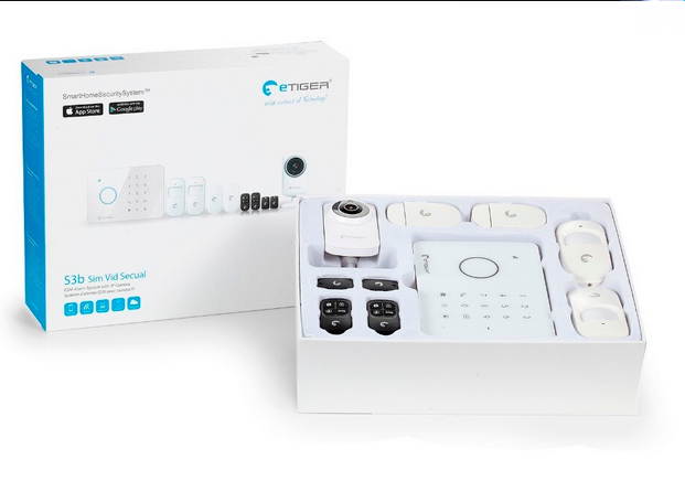 eTiger S3b Sim Secual Kit système d’alarme GSM sans fil - (liq)