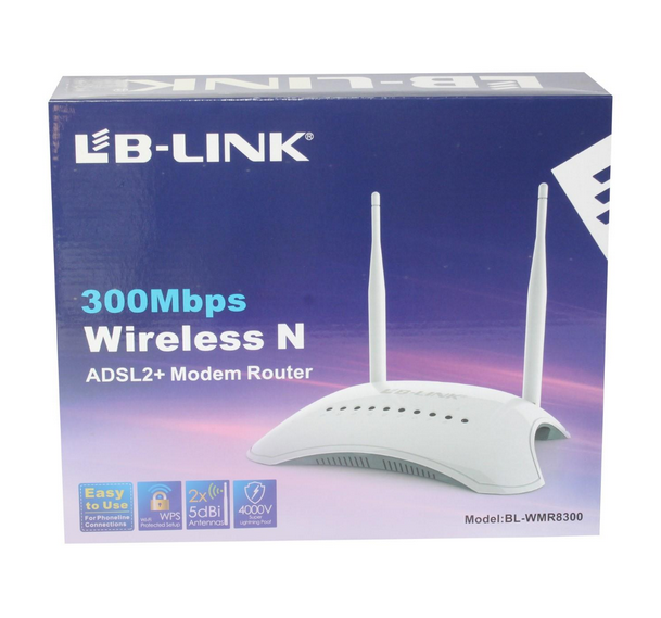 Routeur Modem ADSL2+ LB-LINK BL-WMR8300 300Mbps
