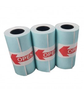 3 Rouleaux Thermique Adhésif pour PeriPage A6 Mini