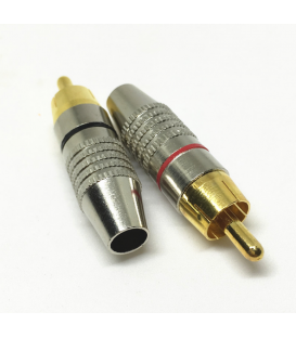 Fiche Mâle RCA sans Soudure - (liq)