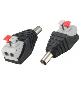 Connecteur DC  ronde mâle - (liq)