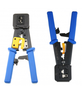 Pince et Connecteur Réseau RJ45 et RJ11 pour tester et Sertir. - (liq)