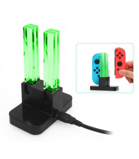 Station de Chargement LED  4 en 1 pour les Contrôleurs  Joy Con-TNS-875