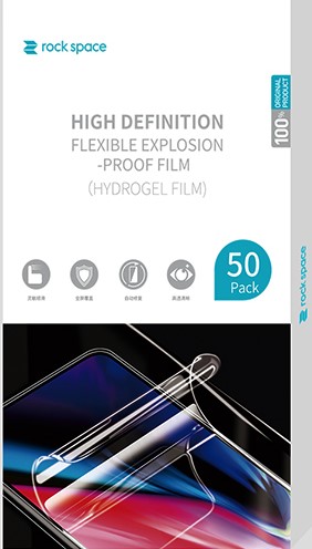 (Size:S; Pack 50) Film Hydrogel - Transparent HD