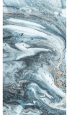 (Size:S; Pack 10) Back film ROCKSKIN - Marble Blue