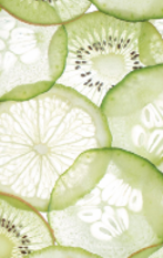 (Size:S; Pack 10) Back film ROCKSKIN - Kiwifruit